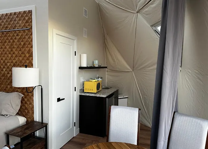 Nude Glamping Dome Farm stay