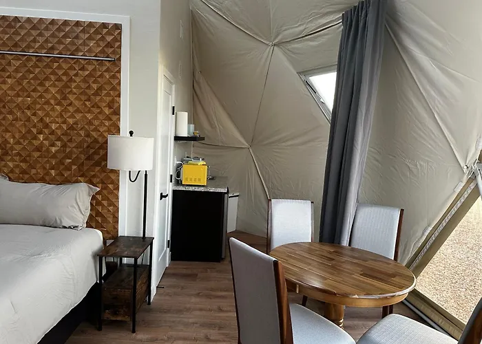 Nude Glamping Dome Farm stay Willcox